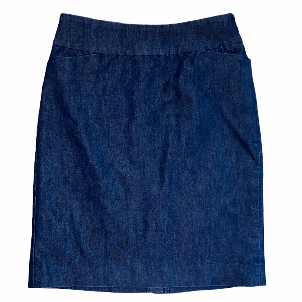 Halogen Blue Denim Pencil Skirt sz 2